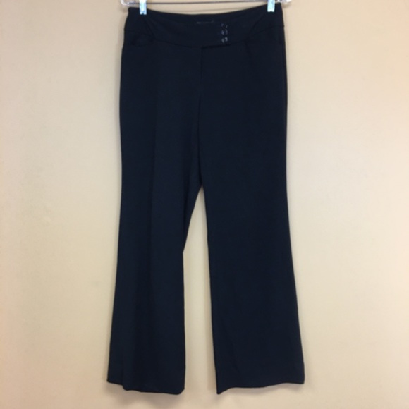 White House Black Market Pants - WHBM Legacy 4S Flare Leg Black Trousers